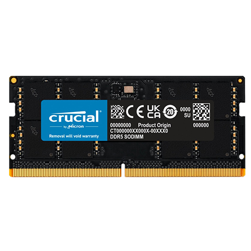 Crucial DDR5-5600 32GB メモリ Crucial 32GB DDR5-5600 SODIMM (CT32G56C46S5)